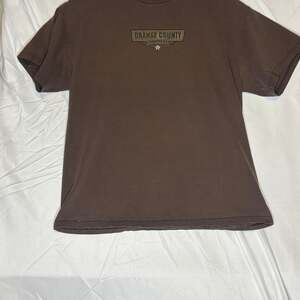 Vintage 2004 Orange County Choppers Brown T-Shirt Montgomery NY Graphic Tee